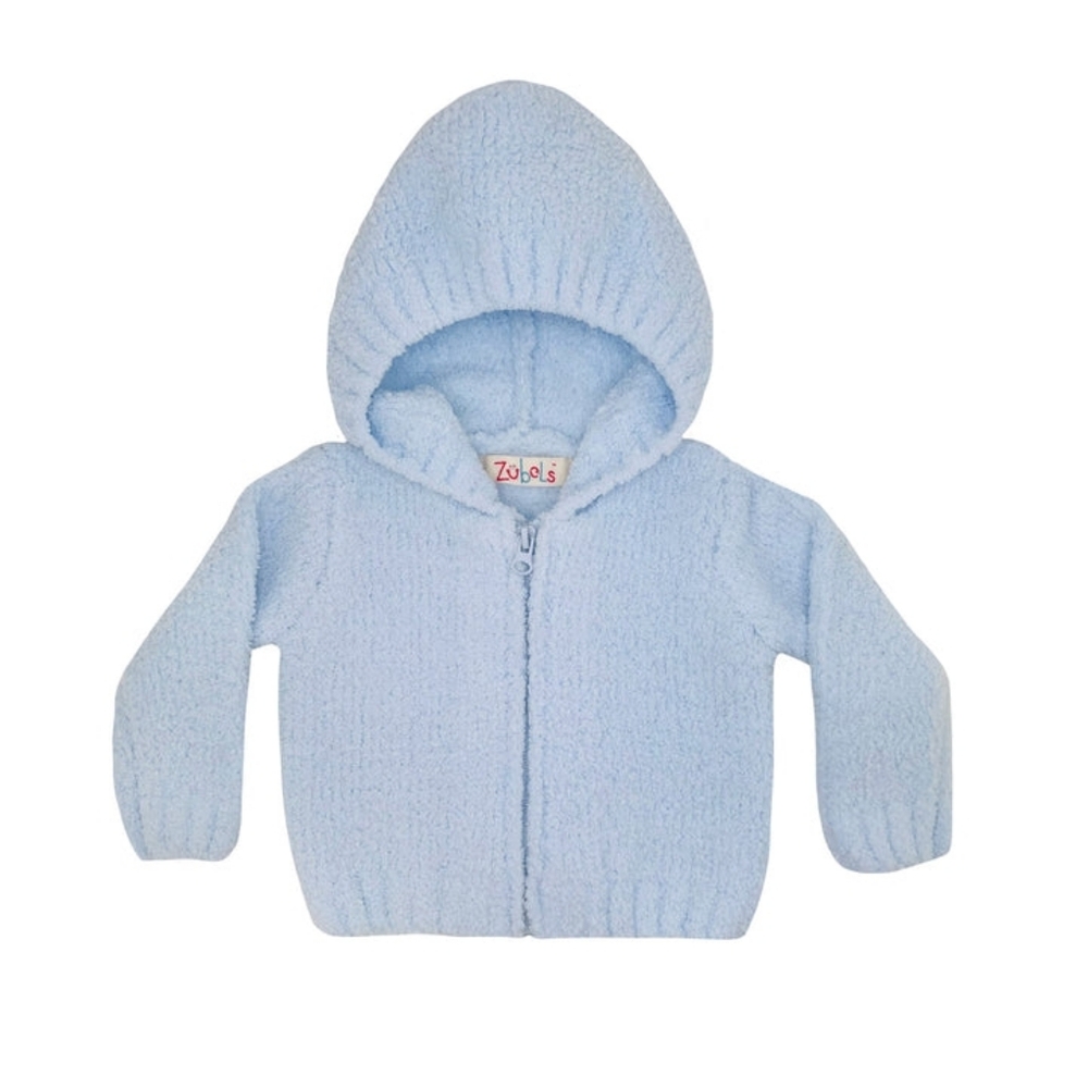 Zubles Chenille Hooded Zip Up Sweater NWT 2T